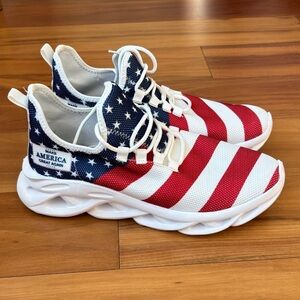 NWOT Flag sneakers
